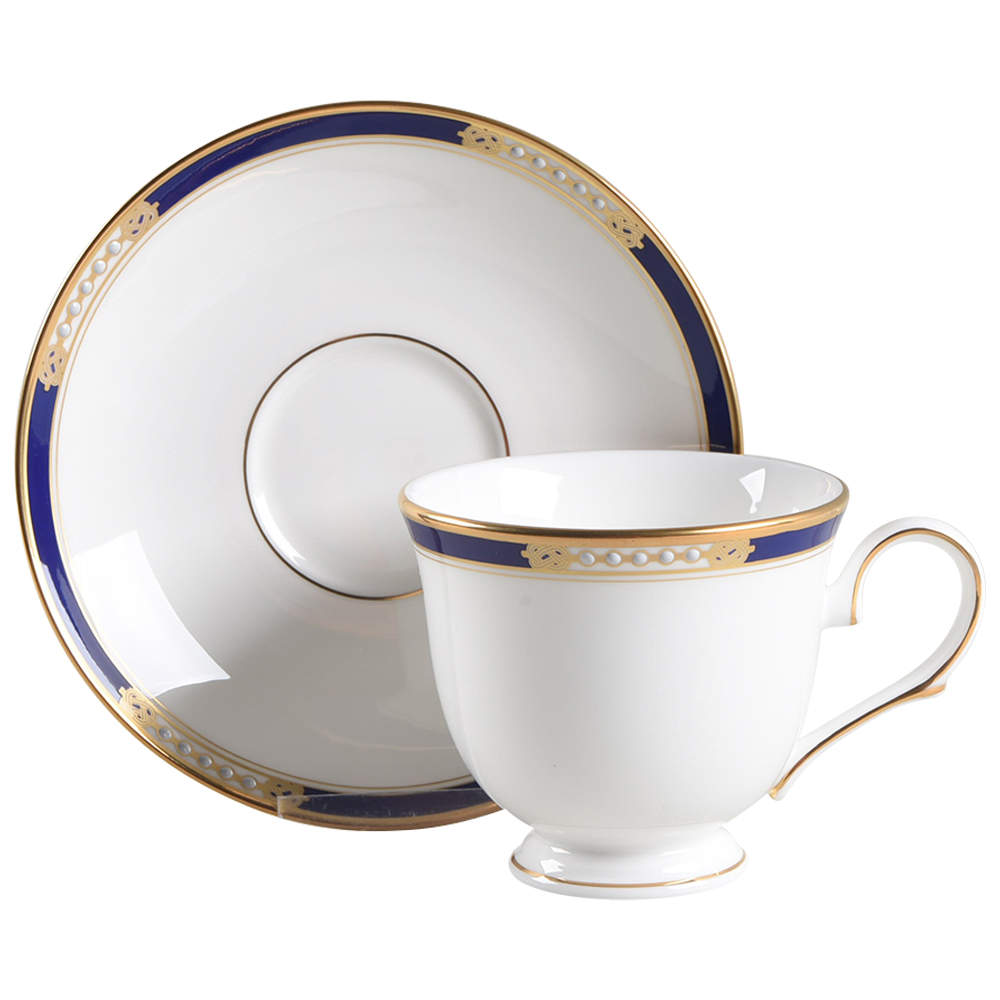 Royal Treasure Footed Cup & Saucer Set by Lenox-1