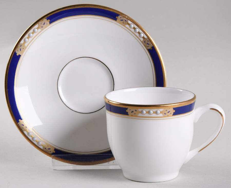 Royal Treasure Flat Demitasse Cup & Saucer Set by Lenox-1