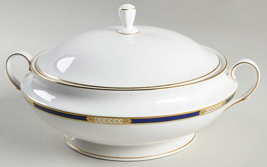 Royal Treasure Round Covered Vegetable by Lenox-1