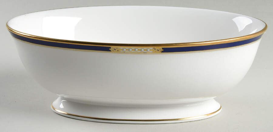 Royal Treasure 9" Oval Vegetable Bowl by Lenox-1
