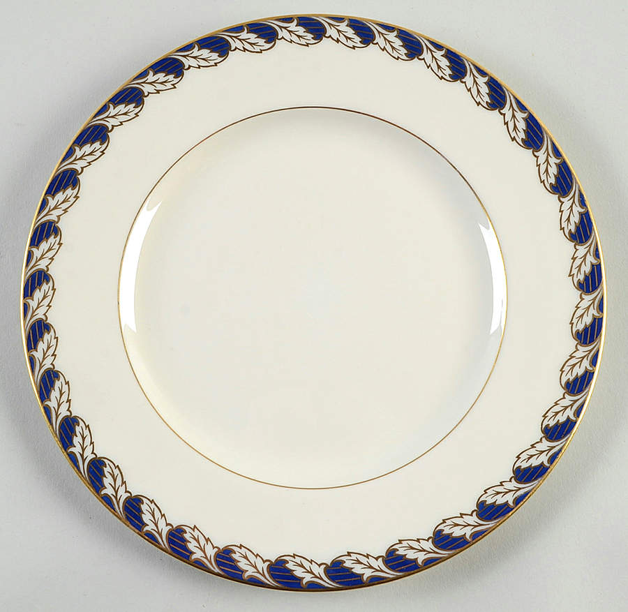 Royal Cobalt Blue Luncheon Plate by Lenox-1