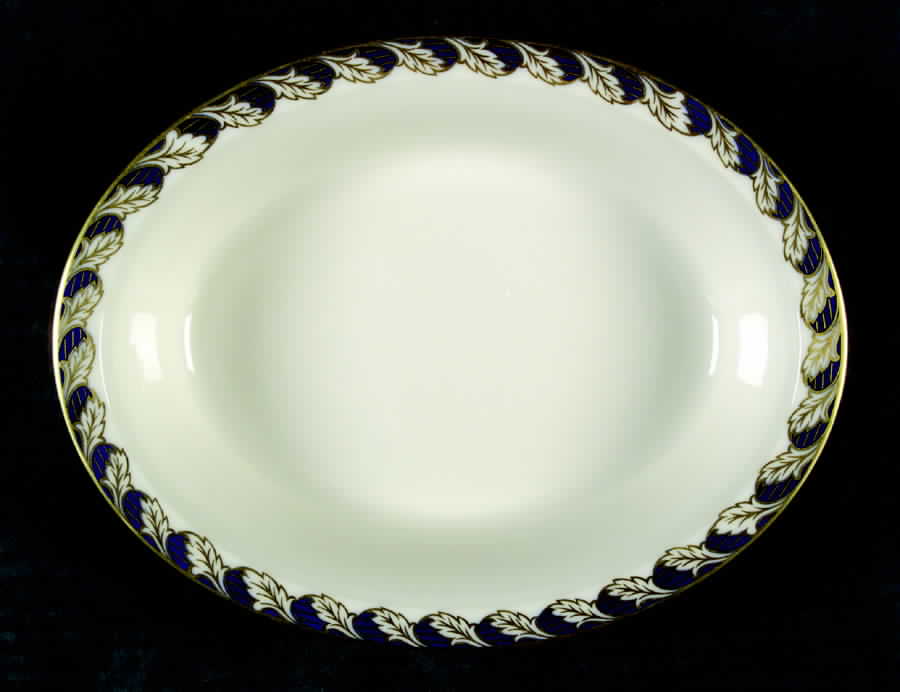 Royal Cobalt Blue 10" Oval Vegetable Bowl by Lenox-1