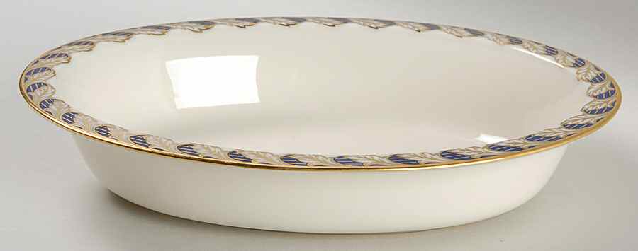Royal Cobalt Blue 9" Oval Vegetable Bowl by Lenox-1