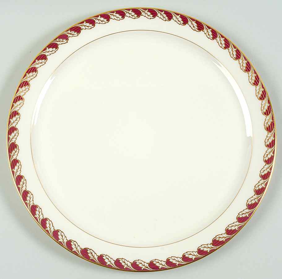 Royal Maroon 12" Chop Plate (Round Platter) by Lenox-1