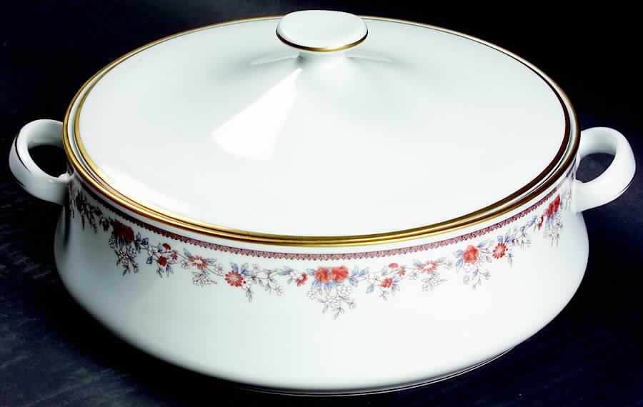 Russet Blossoms Round Covered Vegetable by Lenox-1