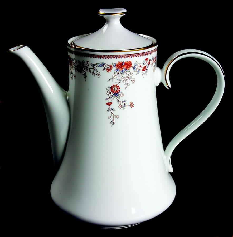Russet Blossoms Coffee Pot & Lid by Lenox-1