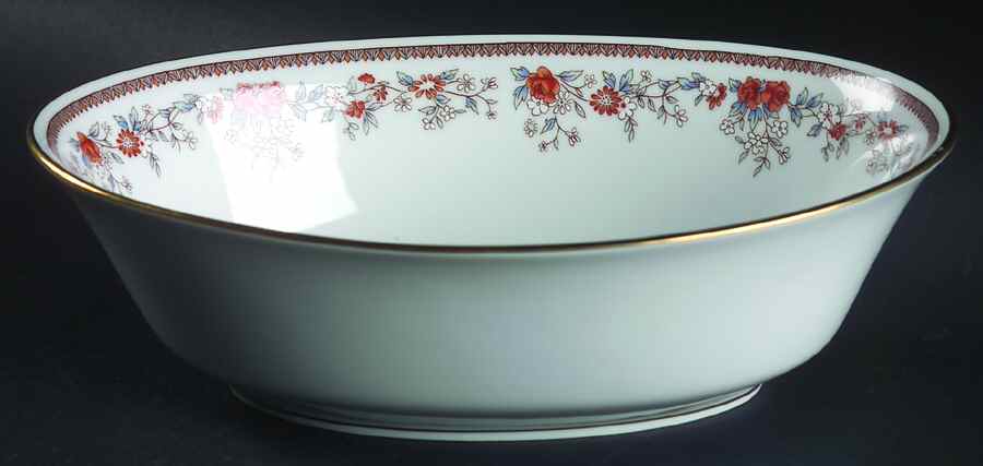 Russet Blossoms 9" Oval Vegetable Bowl by Lenox-1