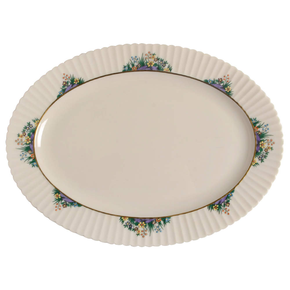 Rutledge 13" Oval Serving Platter by Lenox-1