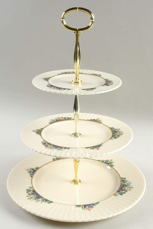 Rutledge 13 7/8"-14 1/4" 3-Tiered Serving Tray(DP,SP,BB) HC by Lenox-1