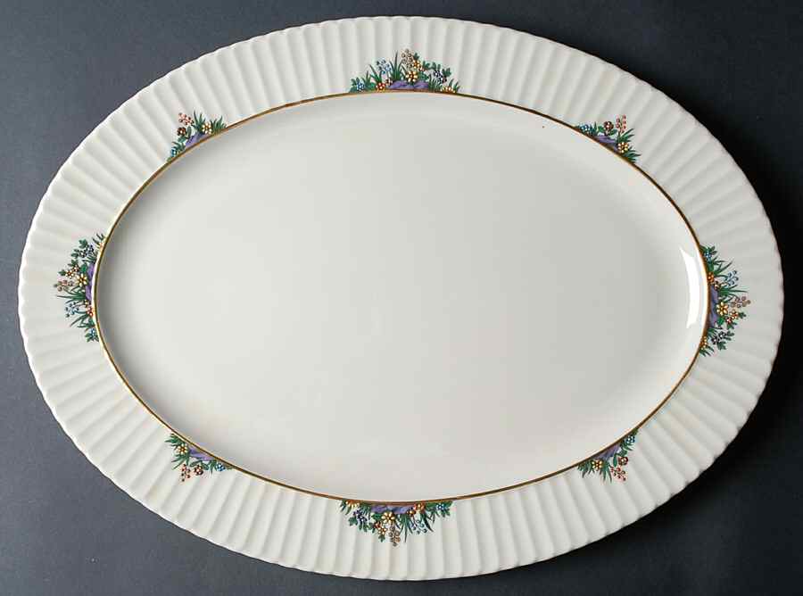 Rutledge 18" Oval Serving Platter by Lenox-1