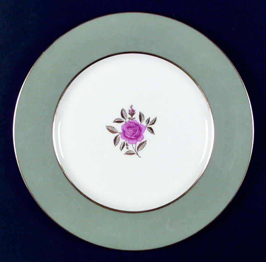 S356-242 (Green Border) Dinner Plate by Lenox-1
