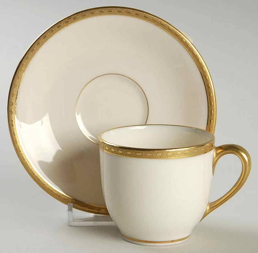 S8 Flat Demitasse Cup & Saucer Set by Lenox-1