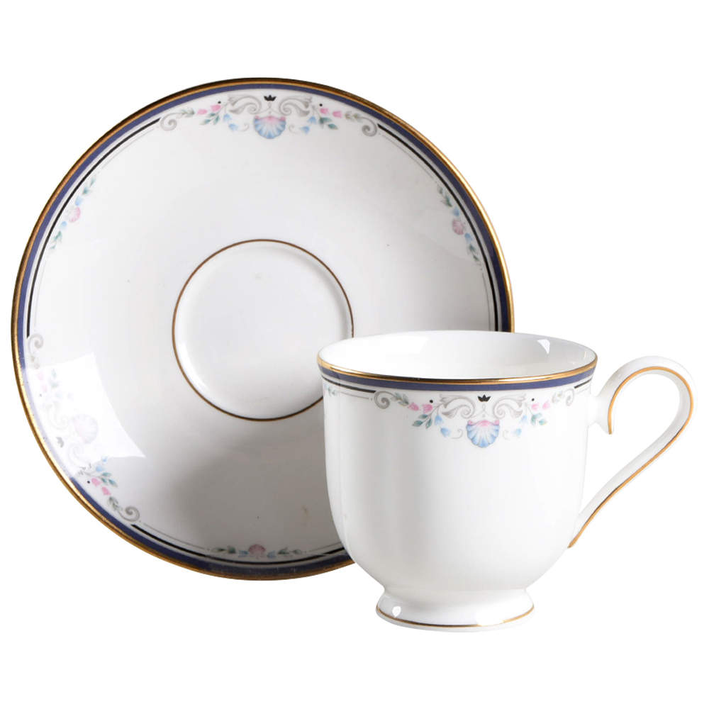 Sabrina Footed Cup & Saucer Set by Lenox-1