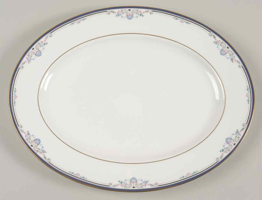 Sabrina 13" Oval Serving Platter by Lenox-1