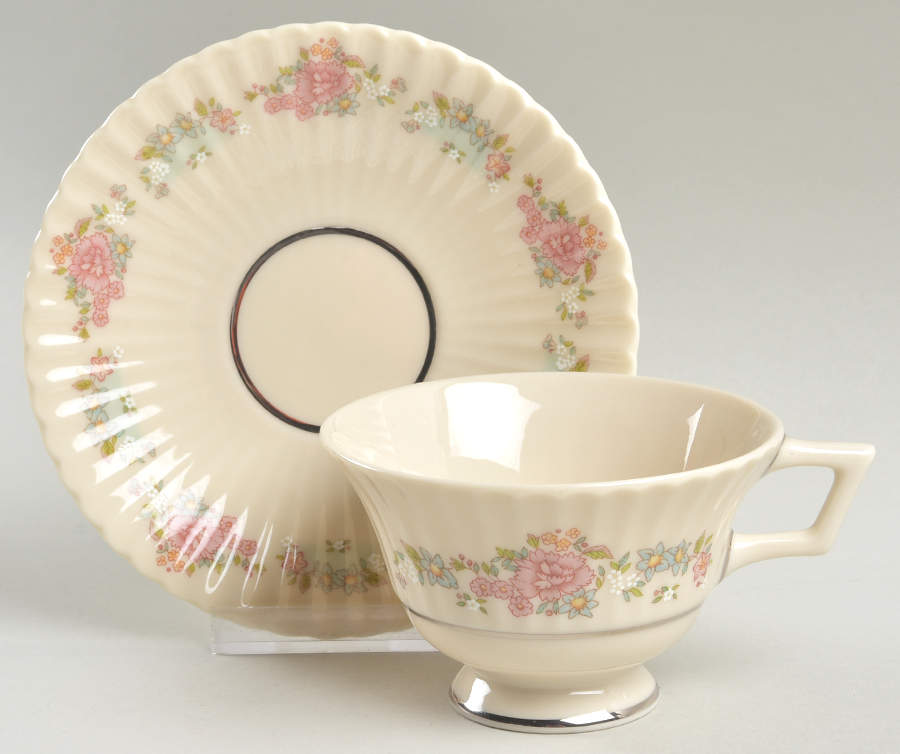 Sachet Footed Cup & Saucer Set by Lenox-1