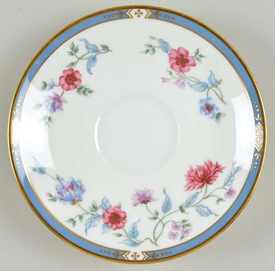 Saxon Flowers Saucer for Footed Cup by Lenox-1