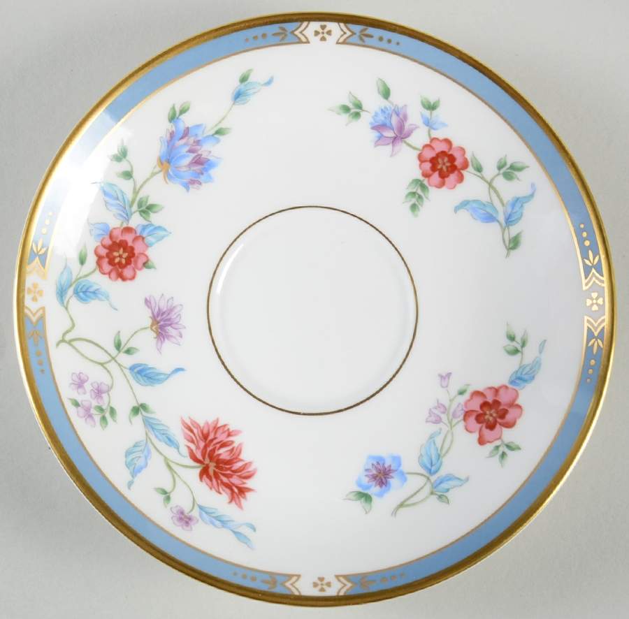 Saxon Flowers Saucer for Cream Soup Bowl by Lenox-1