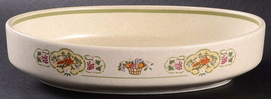 Sampler 9" Oval Vegetable Bowl by Lenox-1