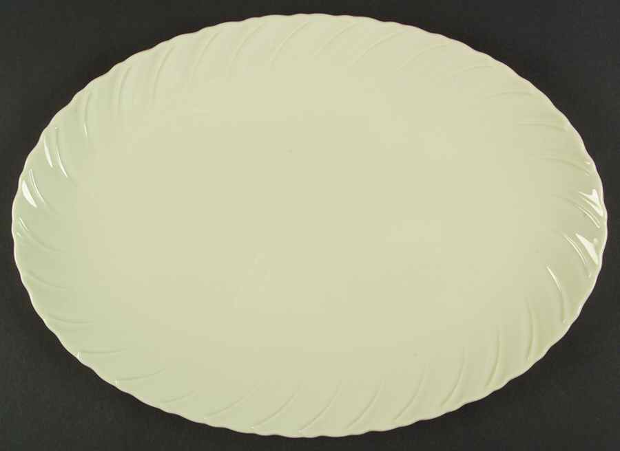 Sculpture (No Trim or Decoration) 16" Oval Serving Platter by Lenox-1