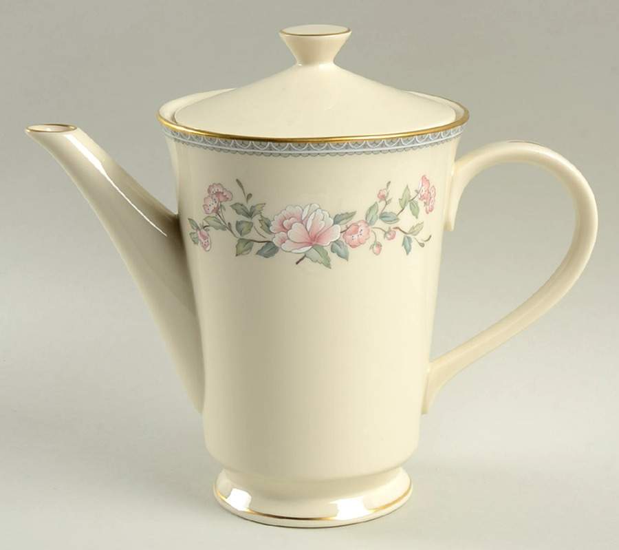 Serenade Tea/Coffee Pot & Lid by Lenox-1