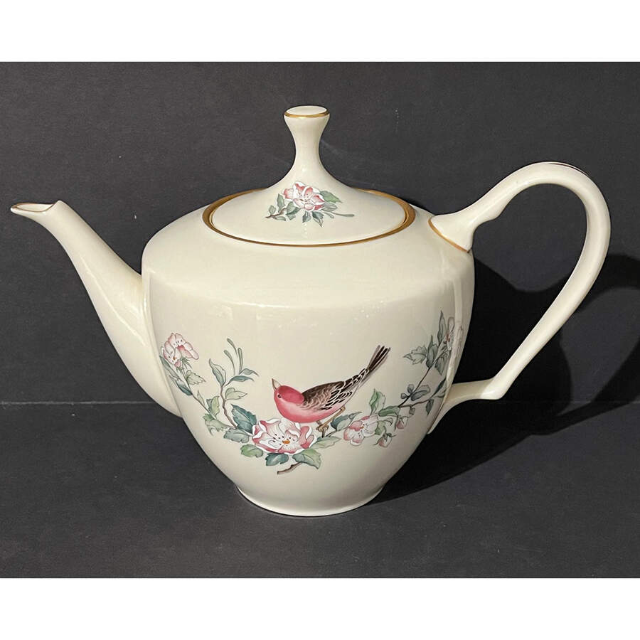 Serenade Teapot & Lid by Lenox-1