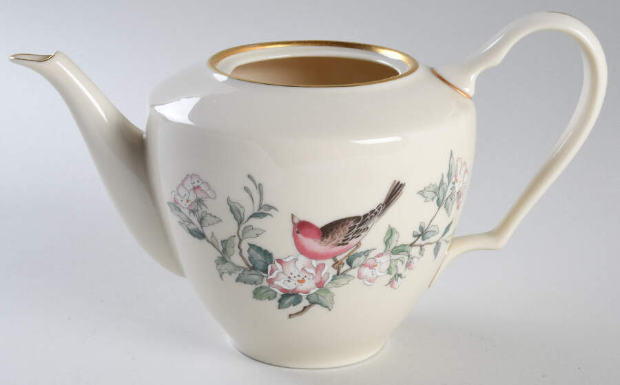 Serenade Teapot No Lid by Lenox-1