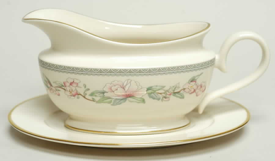 Serenade Gravy Boat & Underplate by Lenox-1