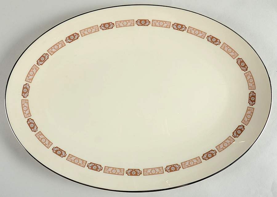 Shalimar 16" Oval Serving Platter by Lenox-1