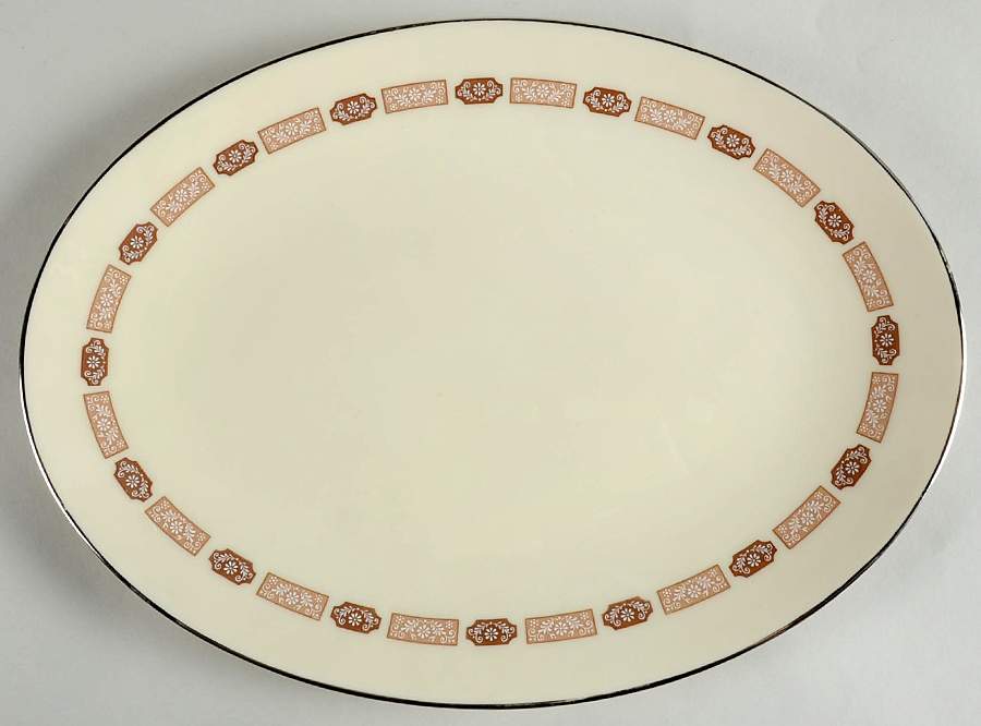 Shalimar 13" Oval Serving Platter by Lenox-1