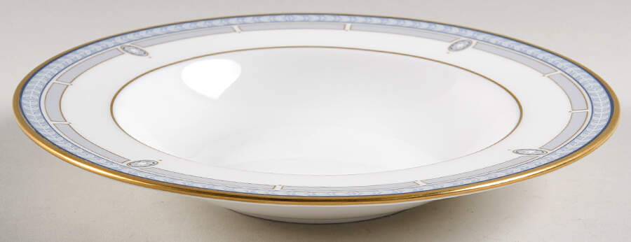 Sheraton Blue Rim Soup Bowl by Lenox-1