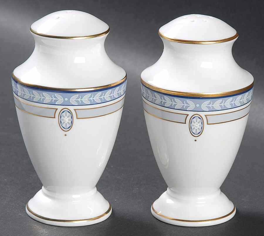 Sheraton Blue Salt & Pepper Set by Lenox-1