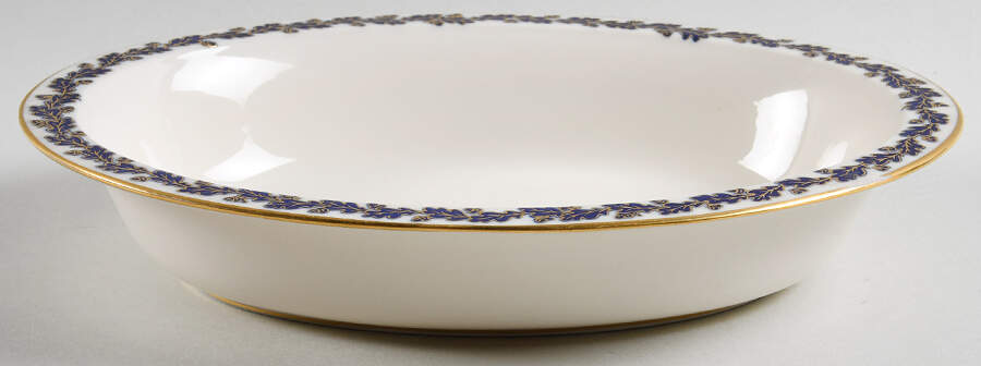Shenandoah Cobalt Blue 10" Oval Vegetable Bowl by Lenox-1