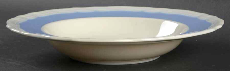 Sheffield Blue Rim Soup Bowl by Lenox-1