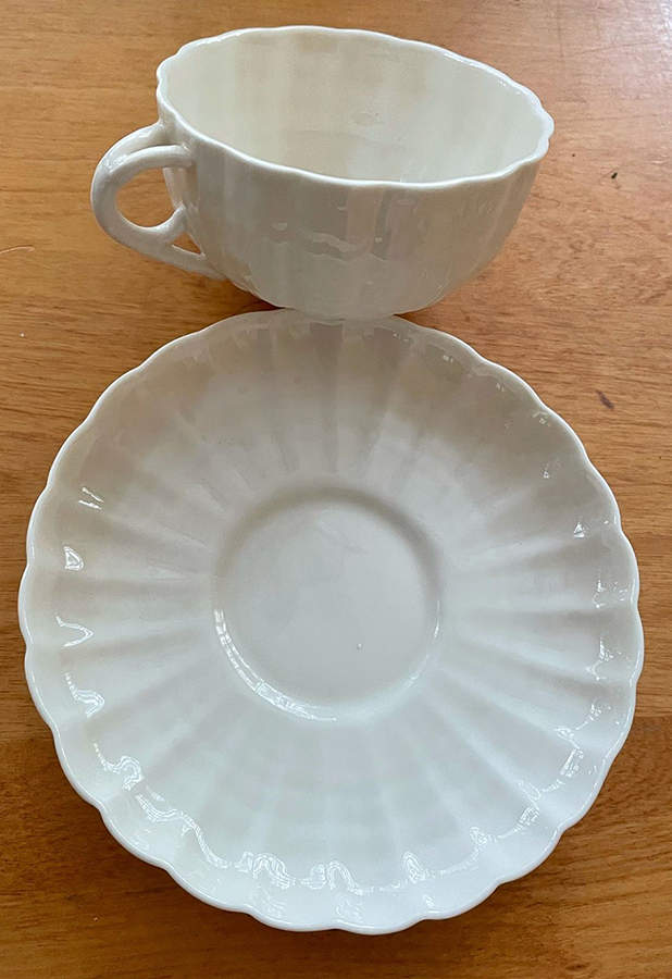Shell Flat Demitasse Cup & Saucer Set by Lenox-1
