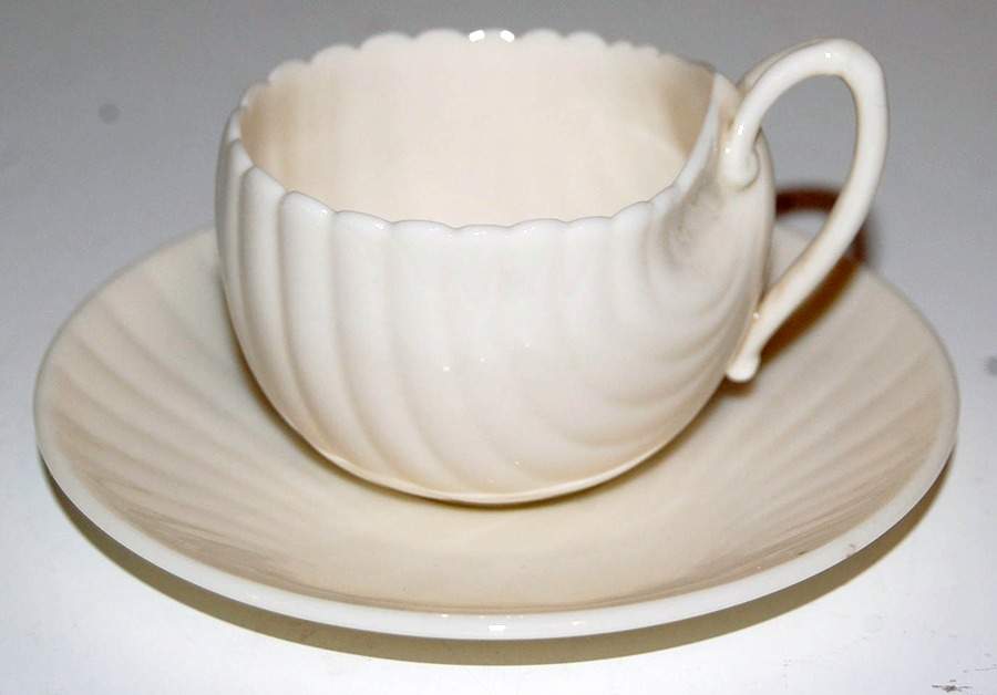 Shell Flat Demitasse Cup & Saucer Set by Lenox-1