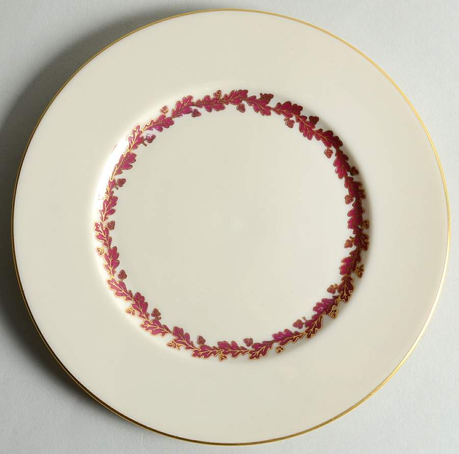 Shenandoah Maroon Salad Plate by Lenox-1