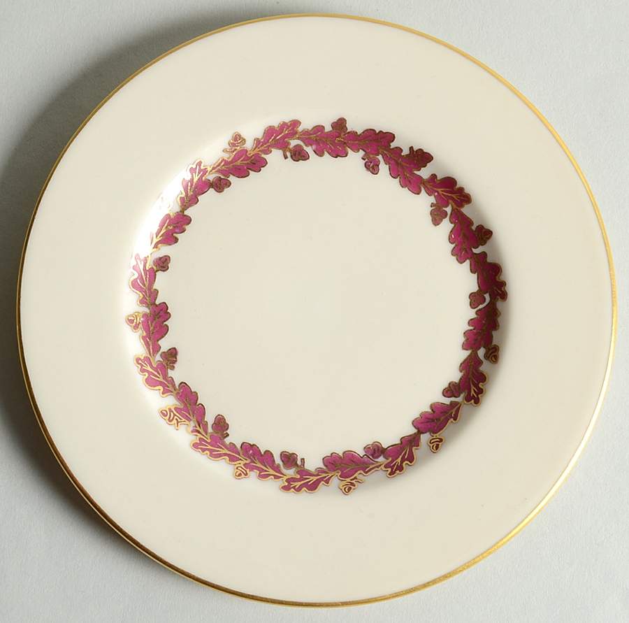 Shenandoah Maroon Bread & Butter Plate by Lenox-1