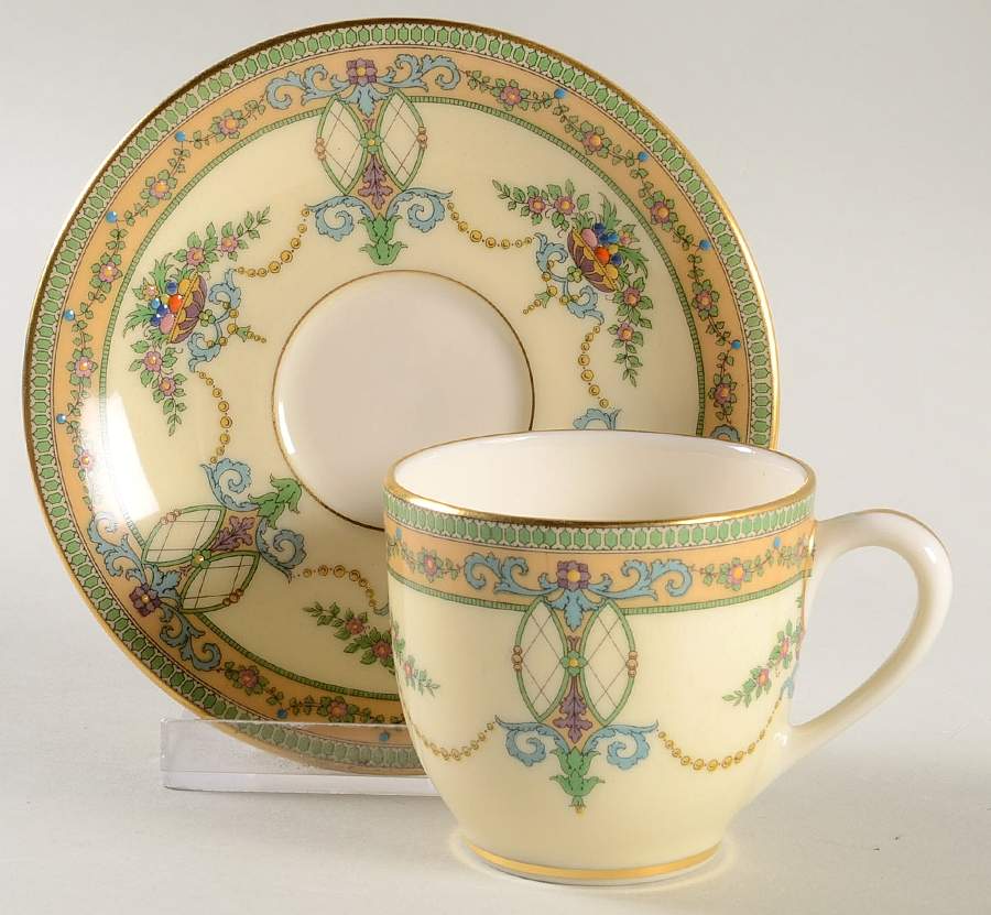 Sheraton Ivory Saucer for Demitasse Cup by Lenox-1