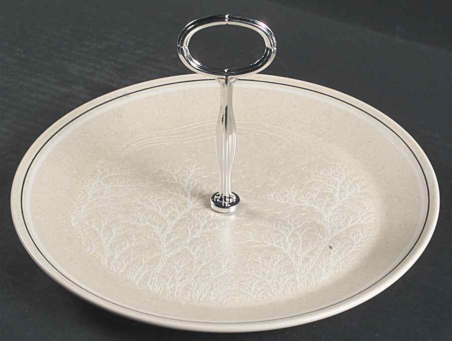 Silhouette Round Serving Plate with Center Handle (Dp) Hc by Lenox-1