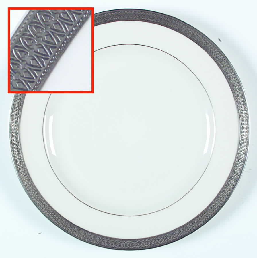 Lowell Platinum Salad Plate by Lenox-1