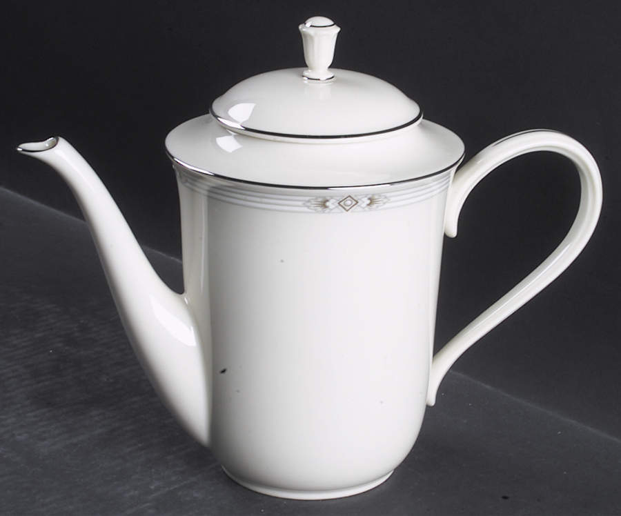 Silver Springs Coffee Pot & Lid by Lenox-1
