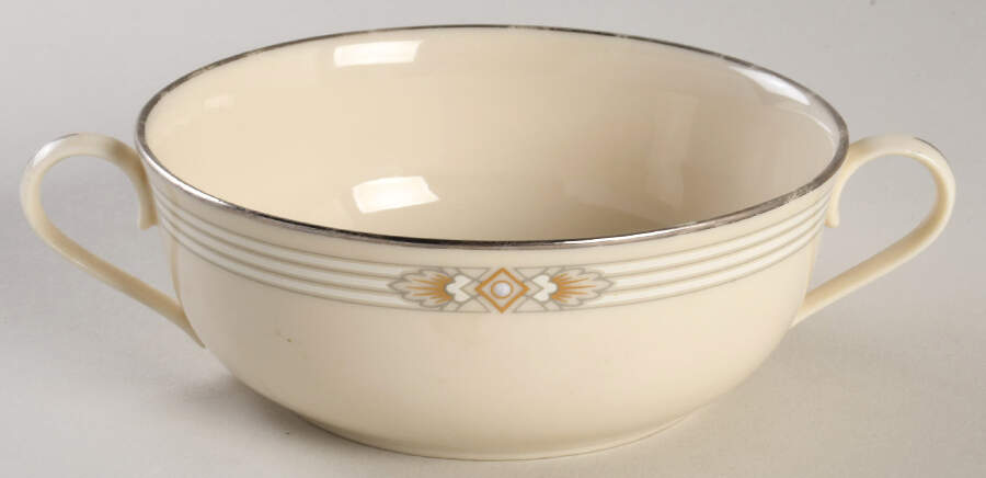 Silver Springs Flat Cream Soup Bowl by Lenox-1