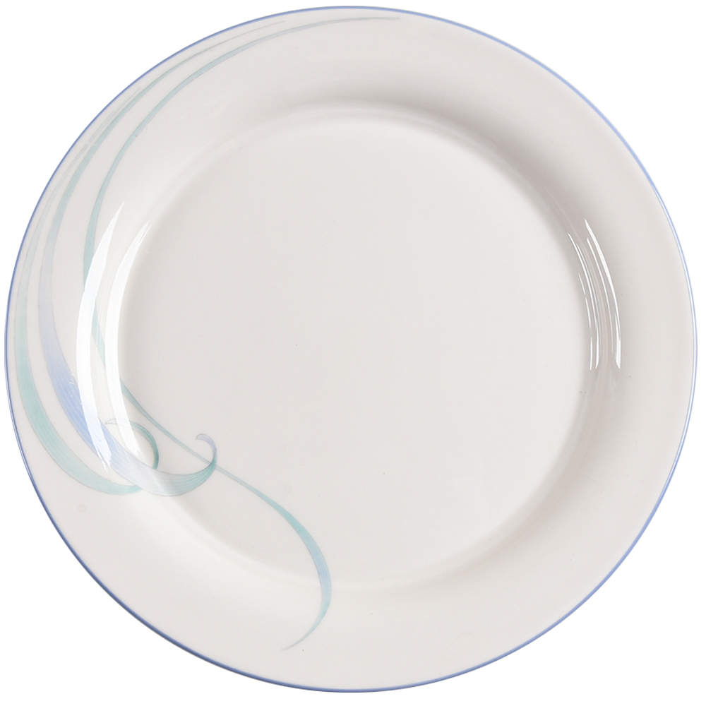 Sky Blue Brushstrokes (Forskybl) Salad Plate by Lenox-1