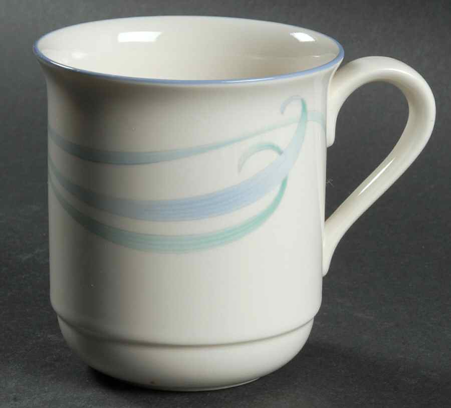 Sky Blue Brushstrokes (Forskybl) Mug by Lenox-1
