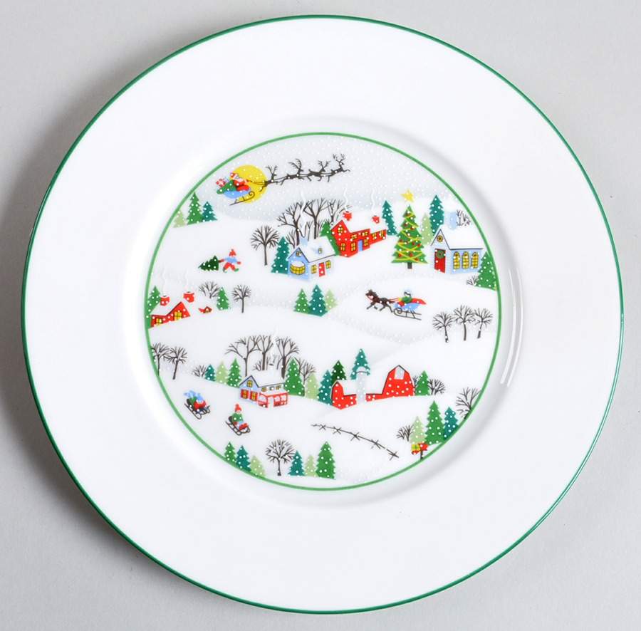 Sleighride Salad Plate by Lenox-1