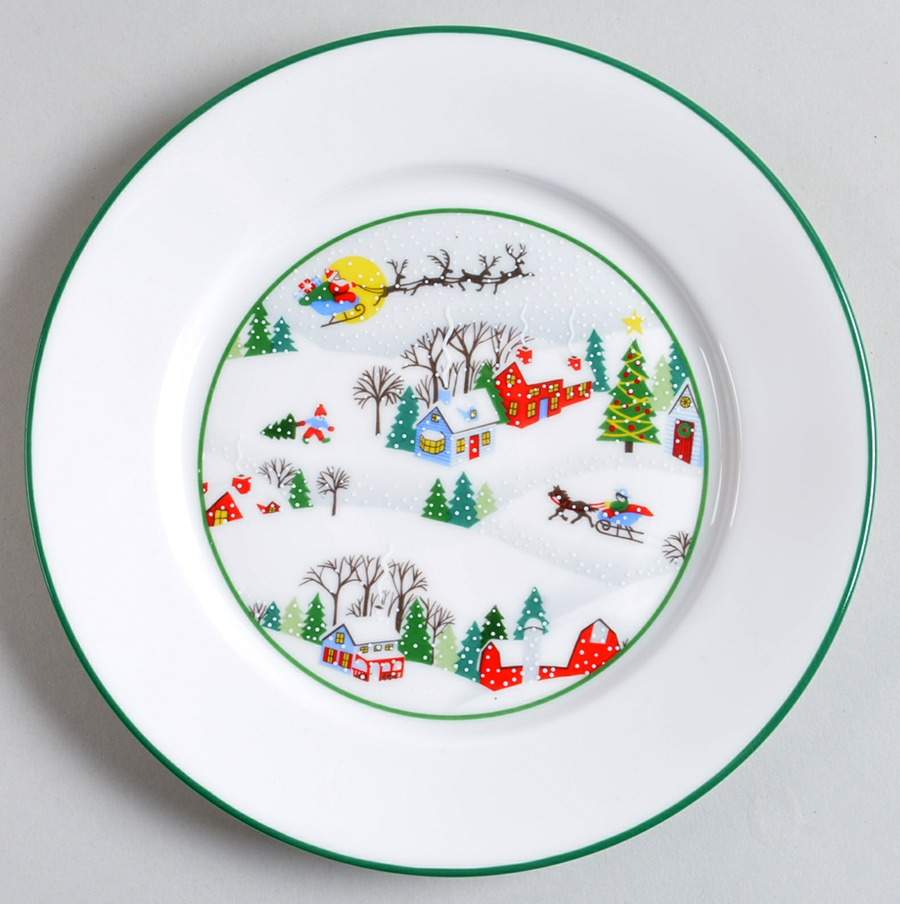 Sleighride Bread & Butter Plate by Lenox-1