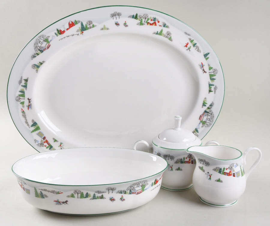Sleighride 5 Piece Hostess Set by Lenox-1