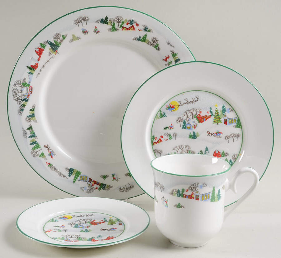 Sleighride 4 Piece Place Setting by Lenox-1