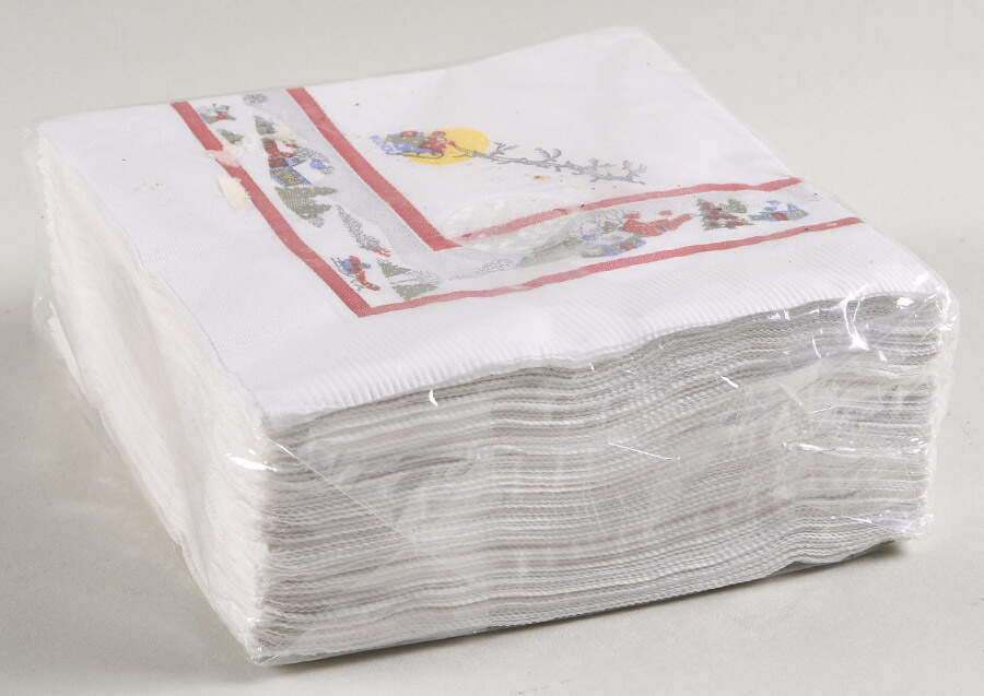 Sleighride Package of Paper Beverage Napkins by Lenox-1