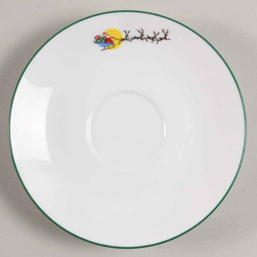 Sleighride Saucer for Footed Cup by Lenox-1
